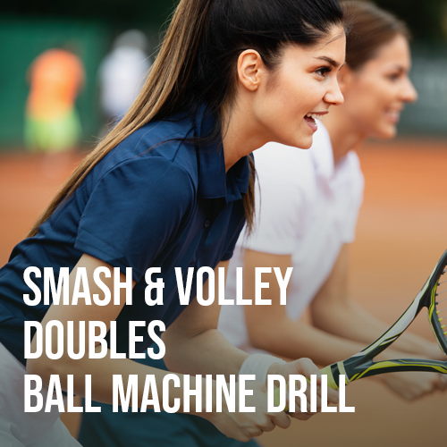 Smash &amp; Volley Multi Player Doubles Tennis Drills – Spinshot Sports NZ
